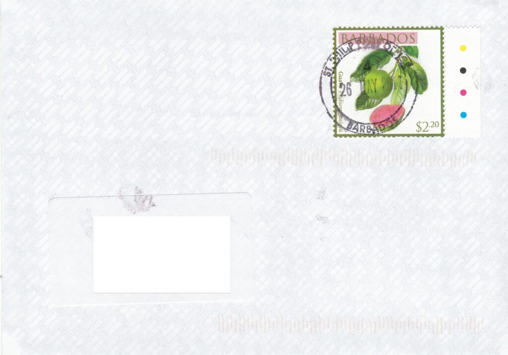 Cover from St Philip Post Office Barbados