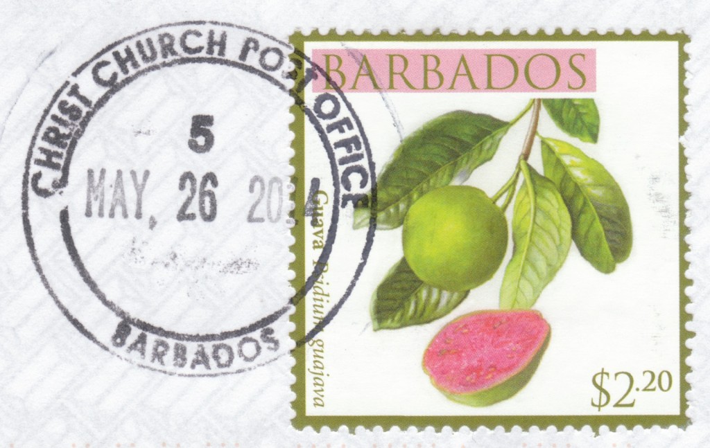 Cancel from Christ Church Post Office, Barbados