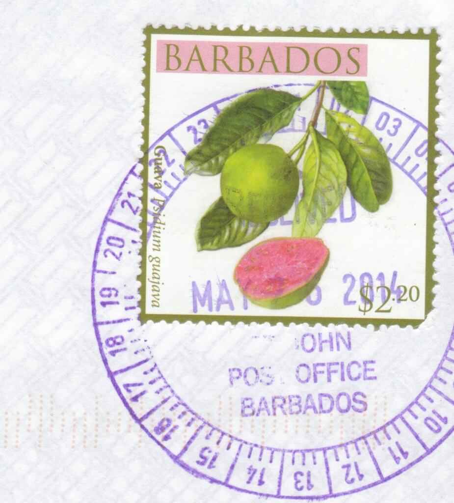 Cancel from St John Post Office, Barbados