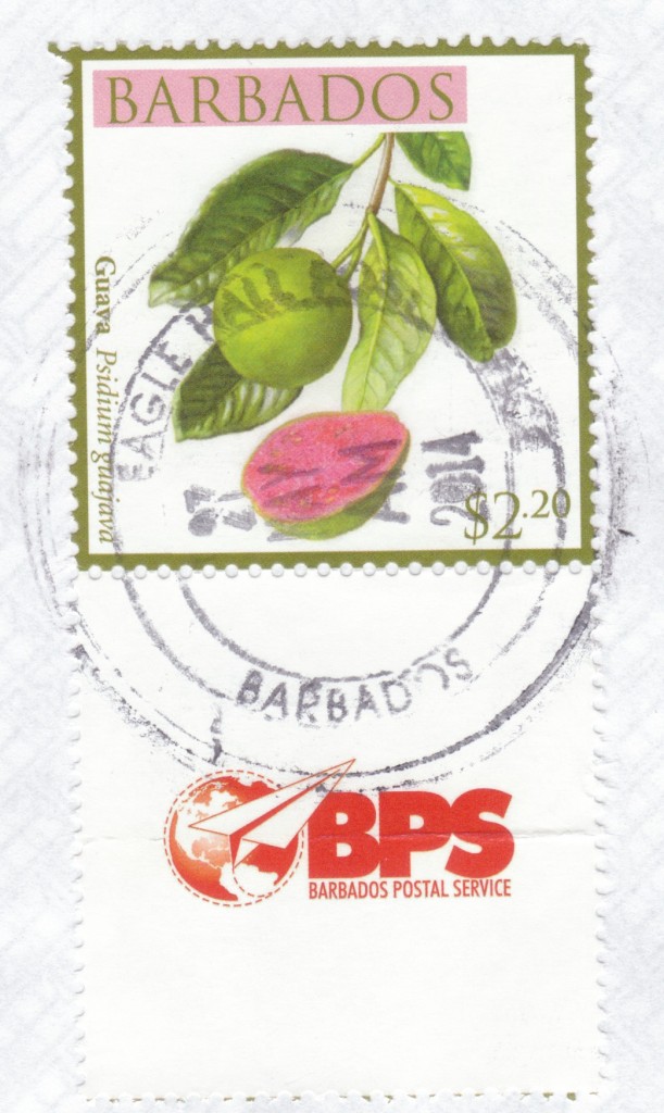 Cancel from Eagle Hall Post Office, Barbados