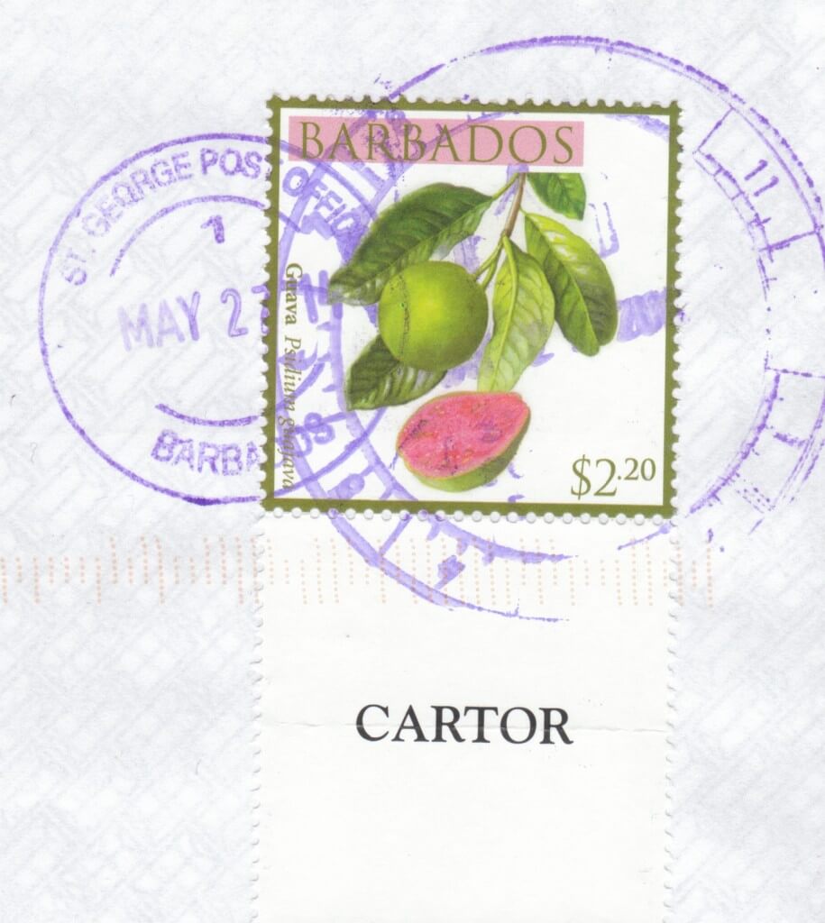 Cancel from St George Post Office, Barbados