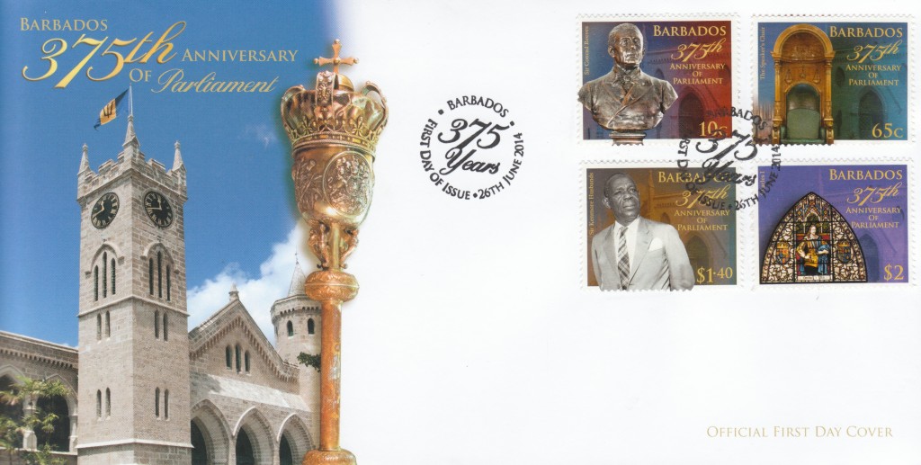 The 375th Anniversary of Parliament in Barbados First Day Cover