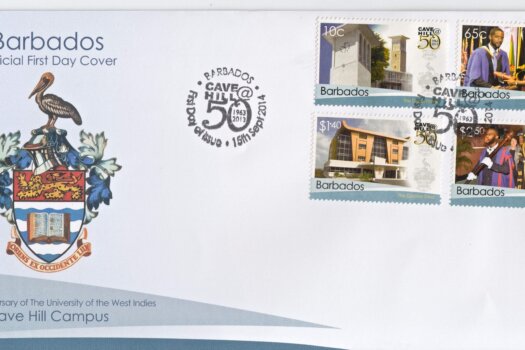 50th Anniversary of the University of the West Indies Cave Hill Campus Barbados - First Day Cover