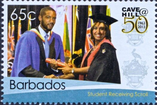 50th Anniversary of the University of the West Indies Cave Hill Campus Barbados - 65c stamp