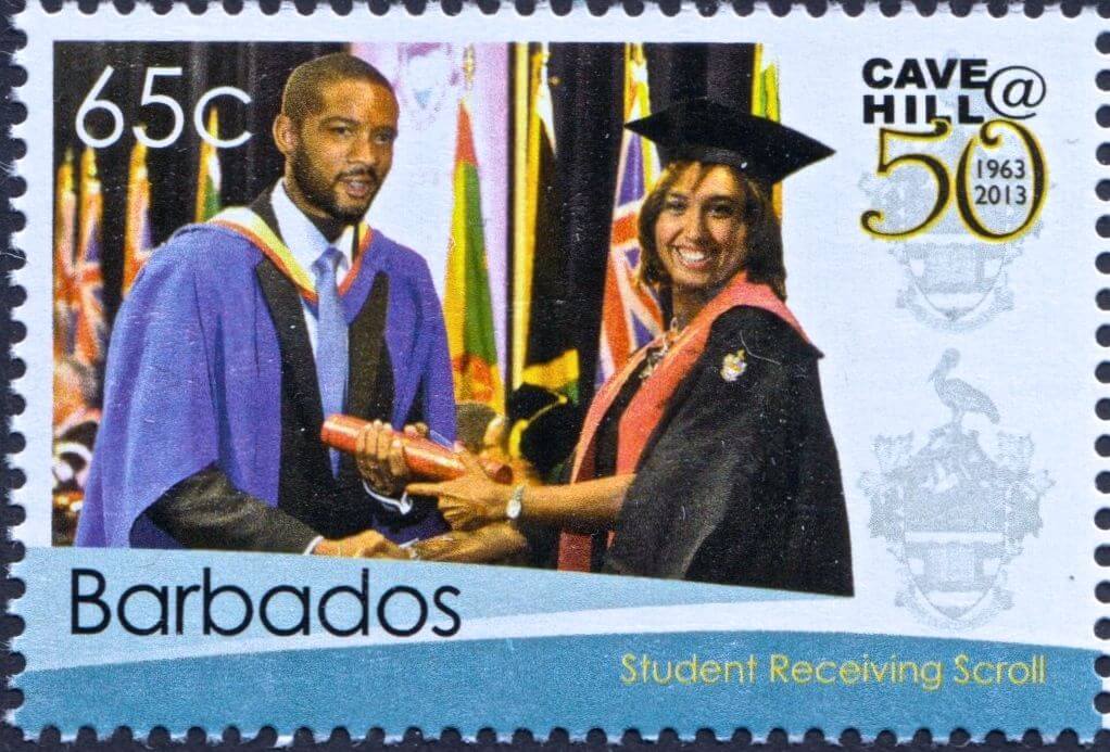 50th Anniversary of the University of the West Indies Cave Hill Campus Barbados - 65c stamp