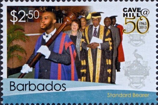 50th Anniversary of the University of the West Indies Cave Hill Campus Barbados - $2.50 stamp