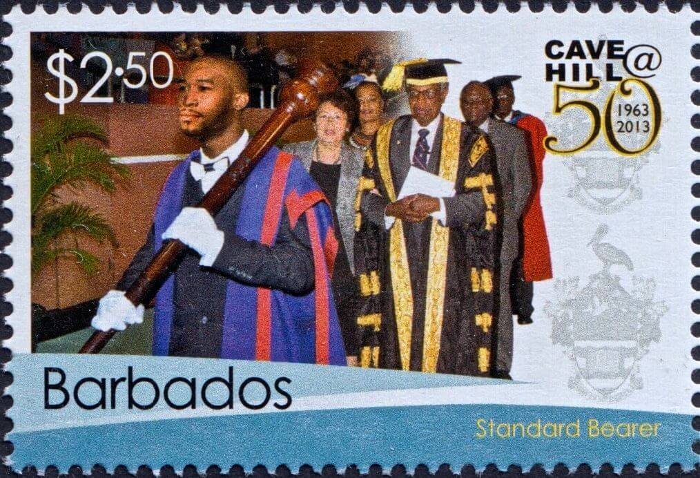 50th Anniversary of the University of the West Indies Cave Hill Campus Barbados - $2.50 stamp