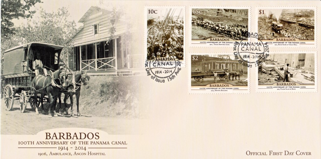 Barbados 100th Anniversary of the Panama Canal First Day Cover