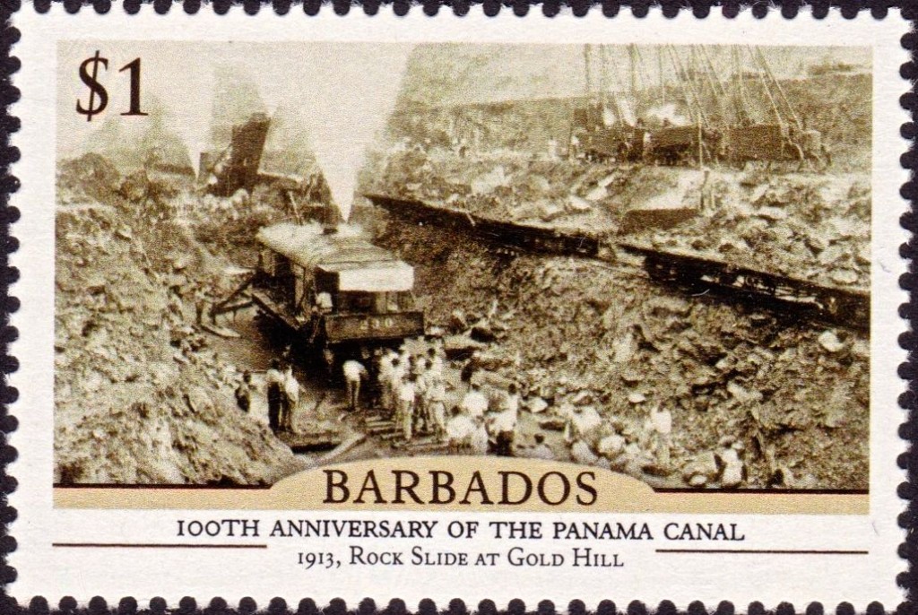 Barbados 100th Anniversary of the Panama Canal - $1 stamp