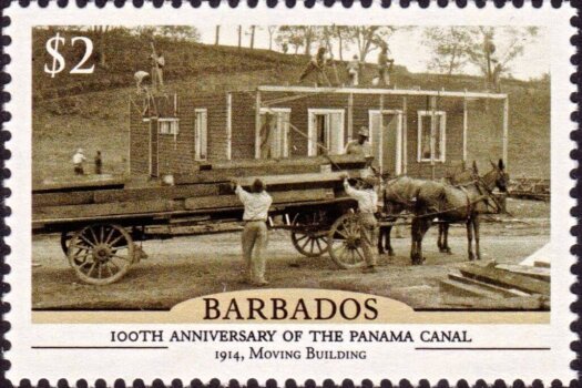 Barbados 100th Anniversary of the Panama Canal - $2