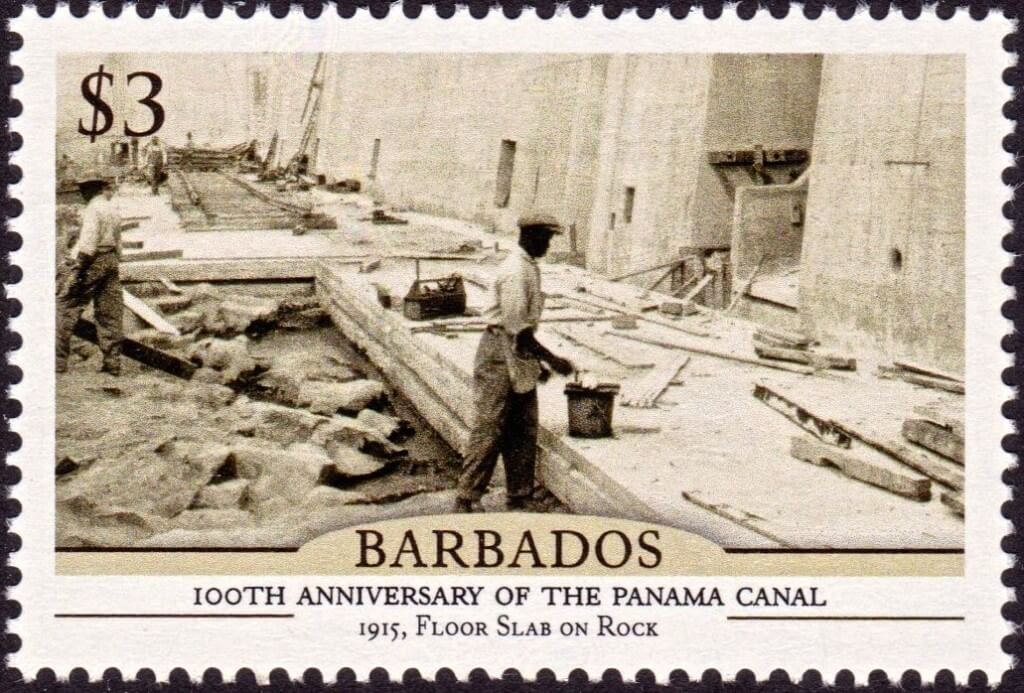 Barbados 100th Anniversary of the Panama Canal - $3 stamp