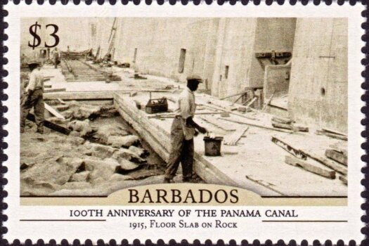 Barbados 100th Anniversary of the Panama Canal - $3