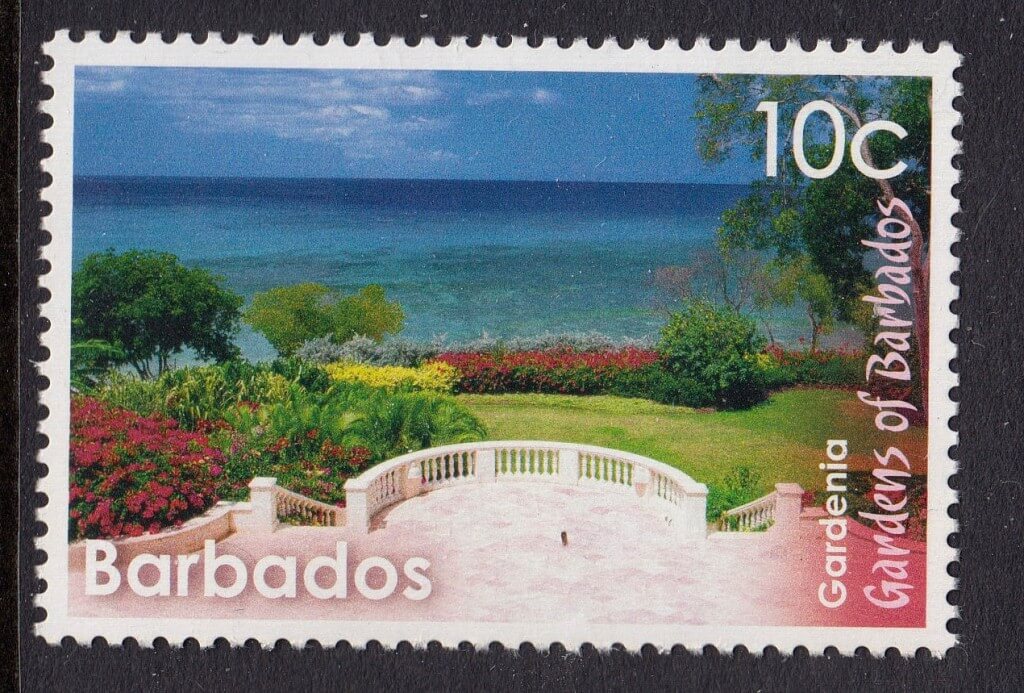 Gardenia Gardens stamp - Barbados