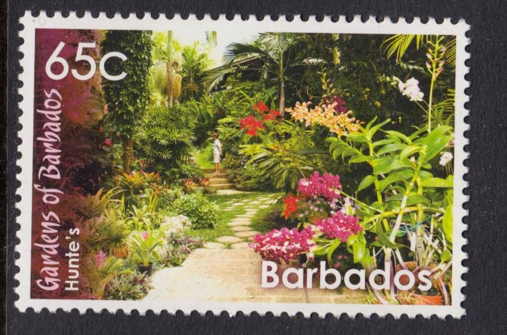 Hunte's Gardens stamp, Barbados
