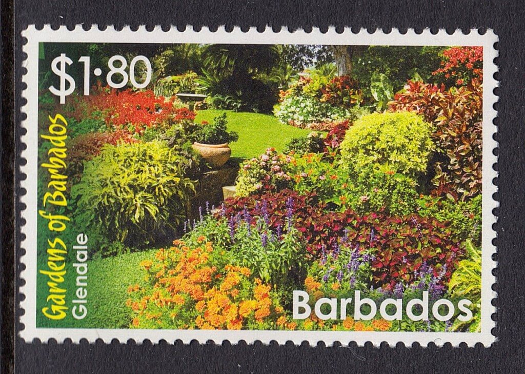 Glendale Gardens stamp, barbados