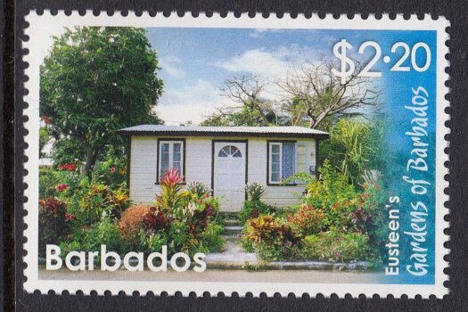 Eusteen's Garden stamp, Barbados