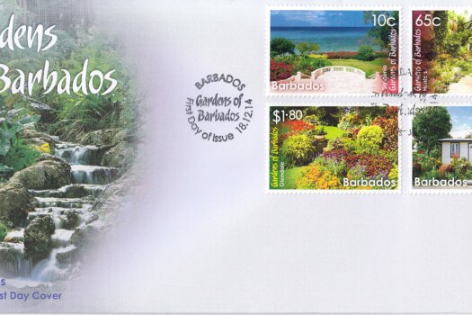 The Gardens of Barbados First Day Cover