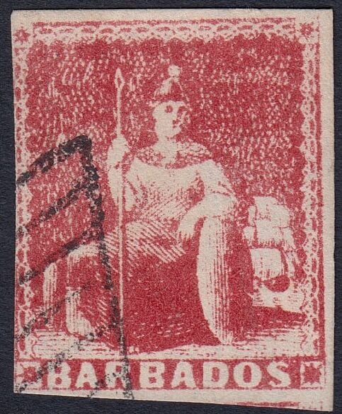 Forged Barbados Stamp