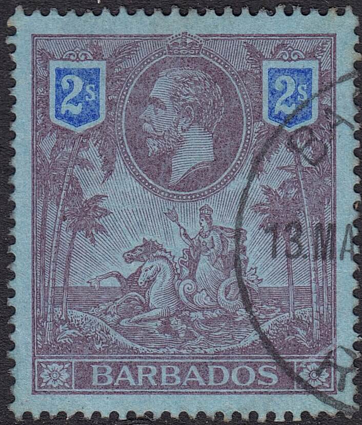 Barbados SG179 - 2/- high value