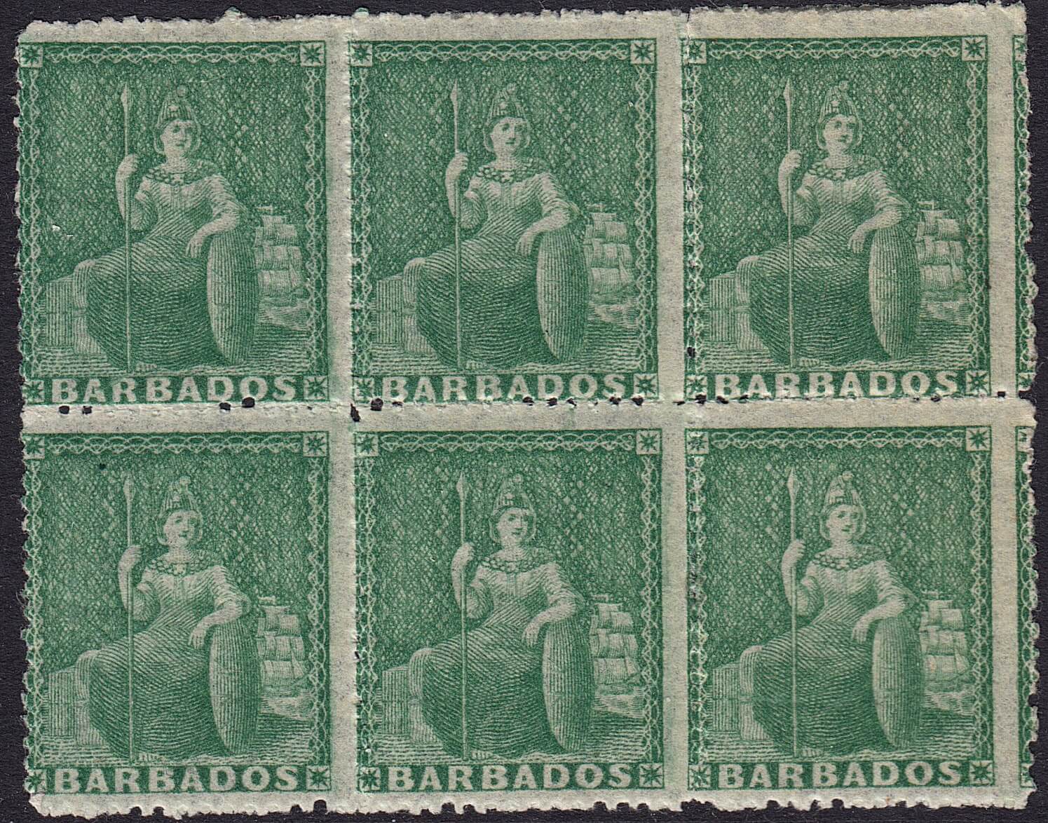 Barbados SG21 block