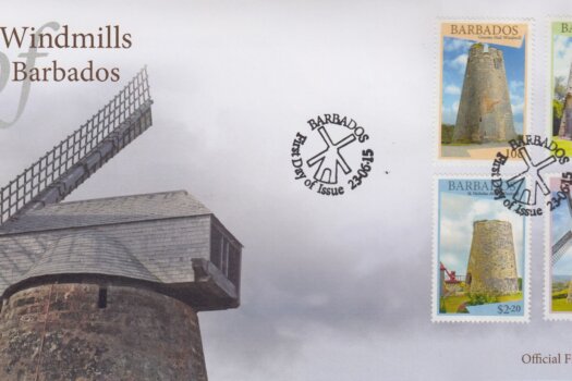 Windmills of Barbados FDC