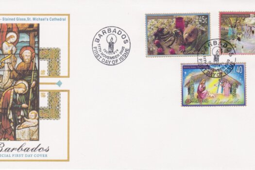 Barbados Christmas 2002 FDC