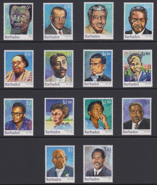 Builders of Barbados definitives 2016 - Barbados Stamps