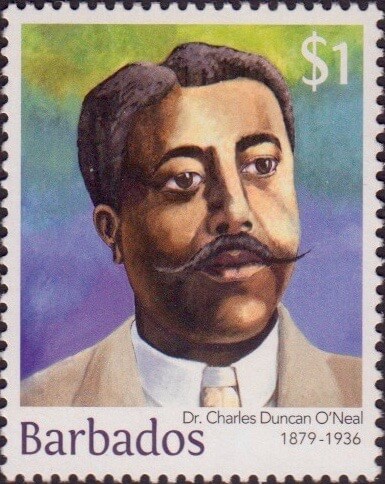 Dr Charles Duncan O'Neal $1 - Barbados Stamps