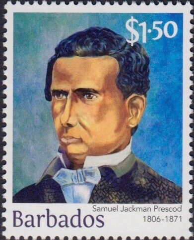 Samuel Jackman Prescod $1.50 - Barbados Stamps
