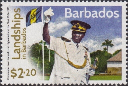 Landships of Barbados $2.20 stamp