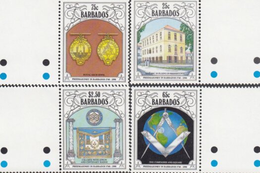 Barbados SG 956-959 | 250th Anniversary of Freemasonry in Barbados