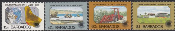 Barbados SG 722-725 | Commonwealth Day