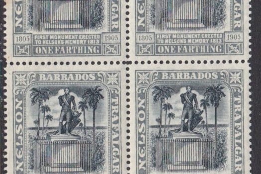 Barbados SG158 | 1/4d Nelson Centenary Wmk Crown CA