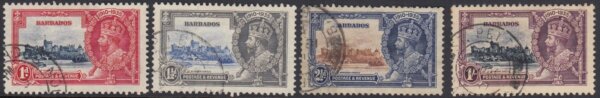 Barbados SG241-244 | Silver Jubilee