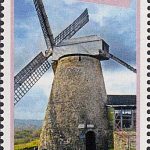 Windmills of Barbados - Barbados SG1434 | Morgan Lewis WIndmill $2.50 stamp