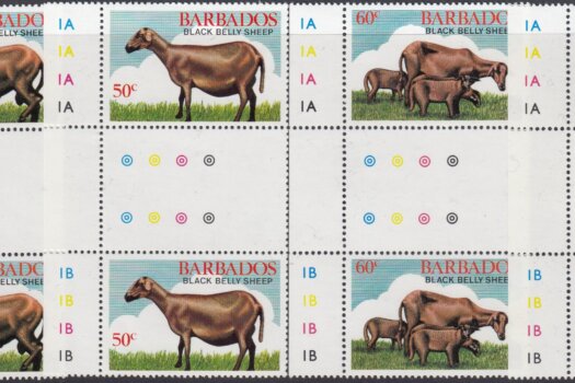 Barbados SG693-696 | Black Belly Sheep