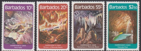 Barbados SG689-692 | Harrisons Cave