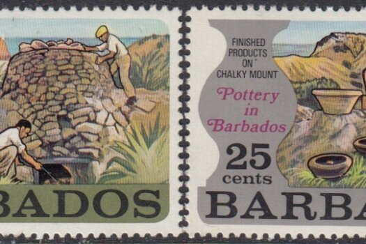 Barbados SG468-471 | Pottery in Barbados