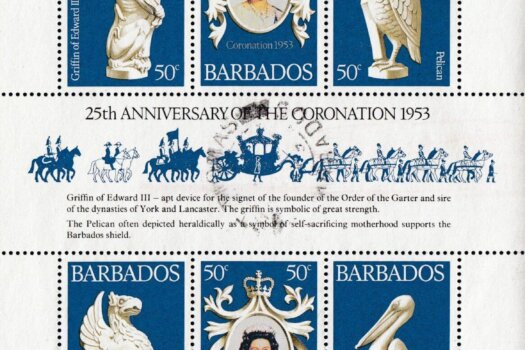 Barbados 597-599 | 25th Anniversary of Coronation