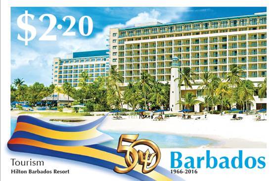 Barbados Stamps 50th Anniversary of Independence $2.20 stamp - Tourism
