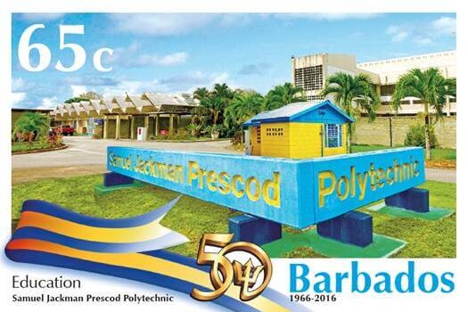 Barbados Stamps 50th Anniversary of Independence 65c stamp - Education
