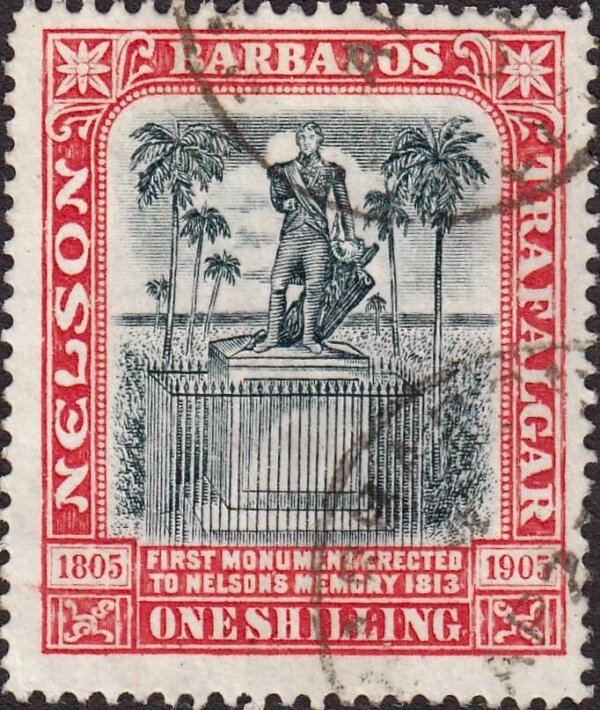 Barbados SG151 | Nelson Centenary 1/-