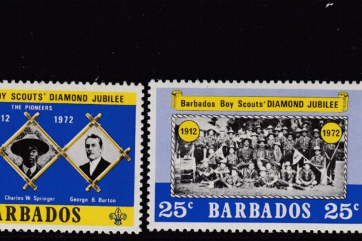 Barbados SG444-447 | Diamond Jubilee of Scouts