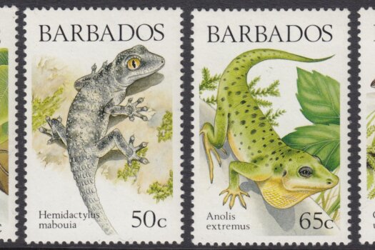 Barbados SG859-862 | Lizards of Barbados