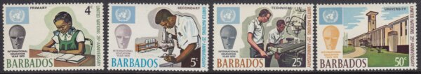 Barbados SG415-418 | 25th Anniversary of United Nations