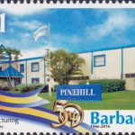 Barbados Stamps 50th Anniversary of Independence $1.00 stamp – Manufacturing