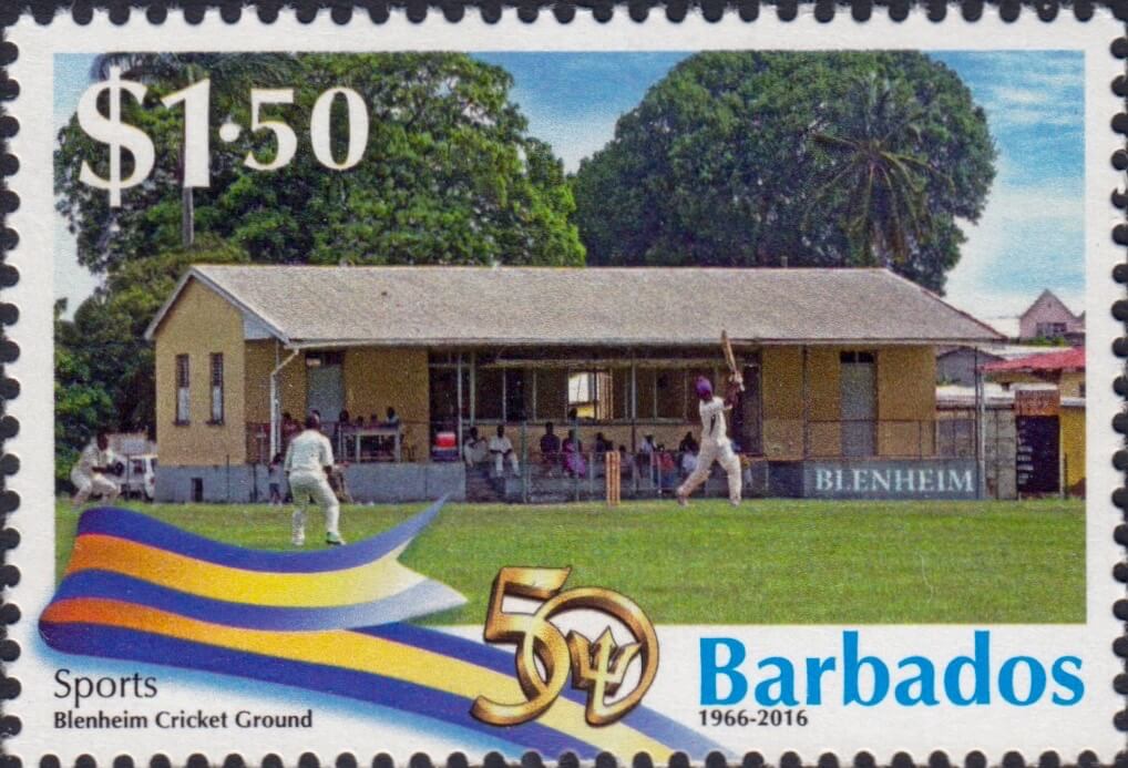 Barbados Stamps 50th Anniversary of Independence $1.50 stamp – Sports