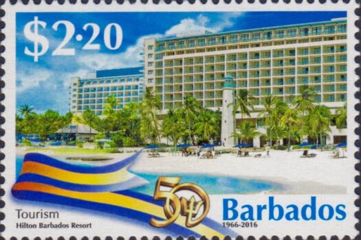 Barbados Stamps 50th Anniversary of Independence $2.20 stamp – Tourism