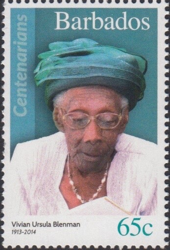Barbados 65c Stamp – Vivian Ursula Blenman