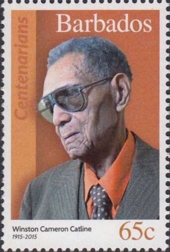 Barbados Centenarians - Barbados 65c Stamp – Winston Cameron Catline